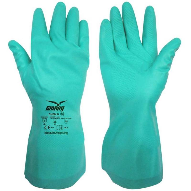 Rukavice PAYPER CHEM N, zelená, 10 Rukavice PAYPER CHEM N, zelená, 10